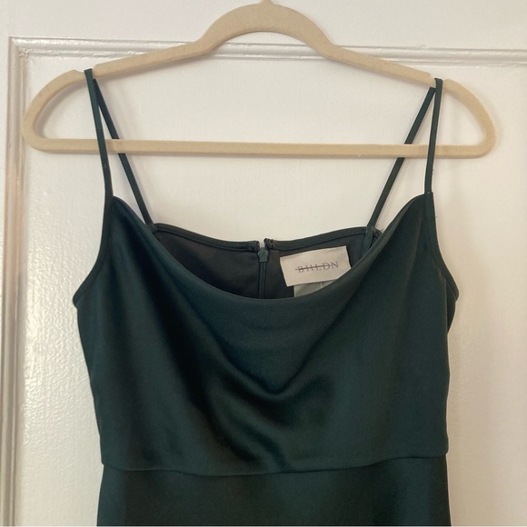 BHLDN Cali Satin Cowl Neck Dress Anthropologie - Picture 4 of 6